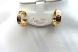 Prestigeapplause Sterling Open Circle Stud Earrings Gold, Delicate and Dainty Geometric Jewellery - PrestigeApplause Jewels 