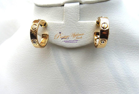 Prestigeapplause Sterling Open Circle Stud Earrings Gold, Delicate and Dainty Geometric Jewellery - PrestigeApplause Jewels 