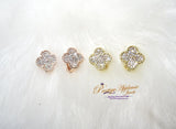 Diamond Stud Solid 18kt Rose Gold Push Back Earrings For Women Jewelry - PrestigeApplause Jewels 