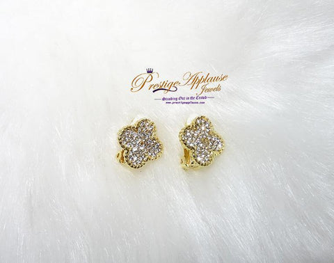 Diamond Stud Solid 18kt Yellow Gold Push Back Earrings For Women Jewelry - PrestigeApplause Jewels 