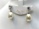 Sterling Silver Pearl and Stud Ear rings For Women/Bridal jewellery - PrestigeApplause Jewels 