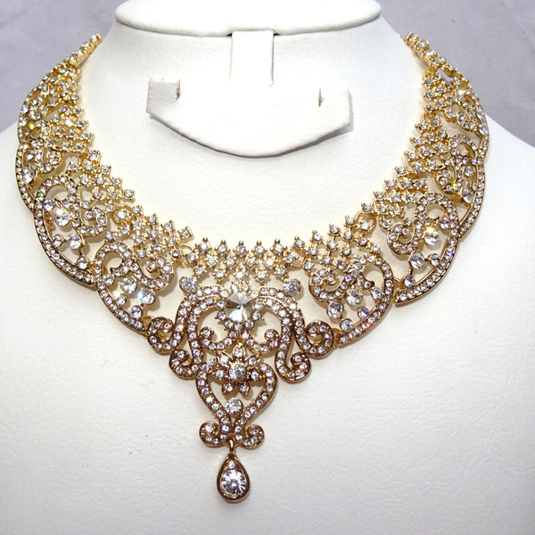 Bollywood Bold Party Fashion Necklace Bridal Party Set