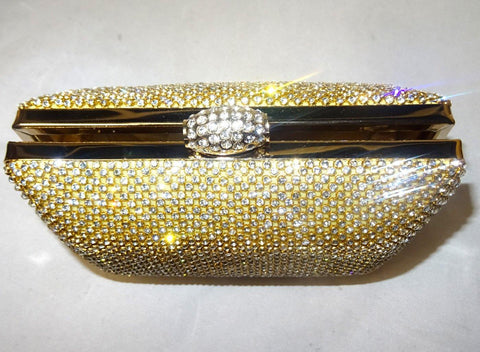 Beautiful Gold Clutch Party Clutch Evening Party Cocktail Purse for women