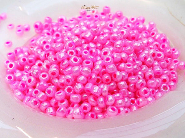 African/Nigerian OPAQUE JADE Pink SEED BEADS TUBE 8/0 Round Crystal Bugle Beads/Small Crystal Bugle Beads/Very high Quality Beads Jewellery Making - PrestigeApplause Jewels 
