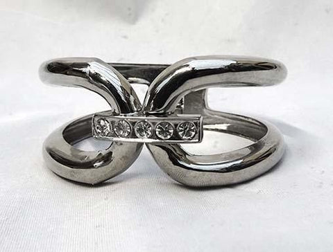Beautiful Silver New Design Trendy Ladies Bridal Wedding Party Bangle Gift for Ladies