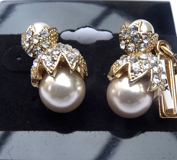Quality Pearl Gold Beautiful Earring Jewellery Gift for Ladies