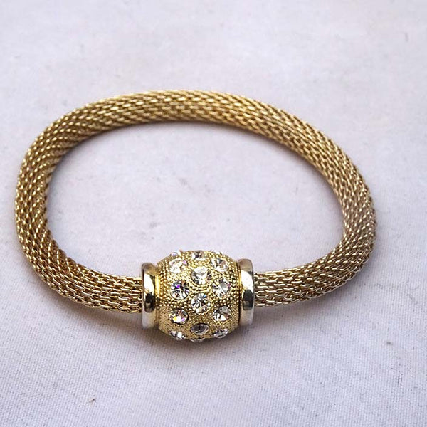High Quality Crystal Gold Costume Bracelet Jewellery Gift for Ladies