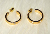 Gold Silver Popular Quality Small Hoop Earring wit Stones Jewelry For Women Gift