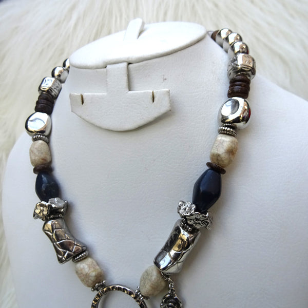 Unique Beautiful Silver Mixed Style Fashion Necklace Jewellery