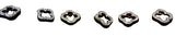 Popular Quality Gold Silver Sparkling Stud Earring with Stones Jewelry For Women Gift