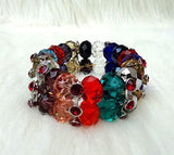 Beautiful Multi Color Beads Bracelet Jewellery Gift for Ladies Women