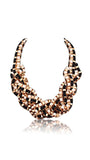 Trendy White and Black Braided Detailed Fashion Necklace Jewellery for Women