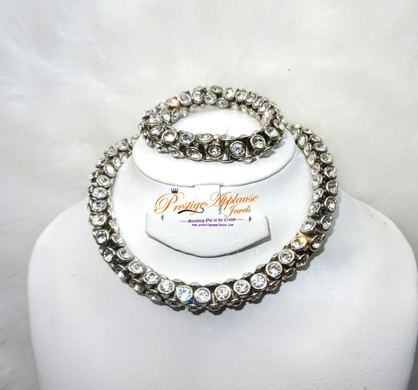 Choker necklace earring set jewellery