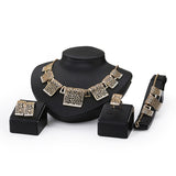 Cheap Fashion Party Necklace Bracelet ring Complete Jewellery Set